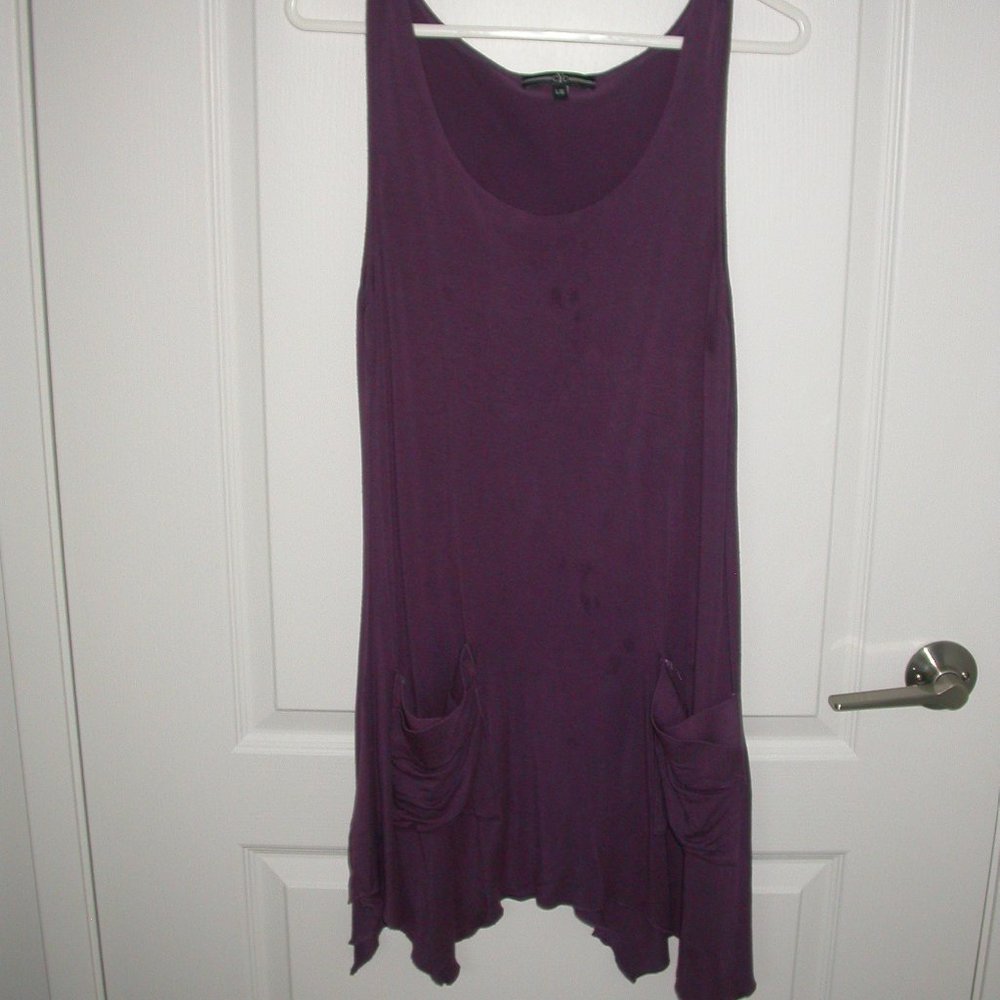 Plum Sleeveless tunic